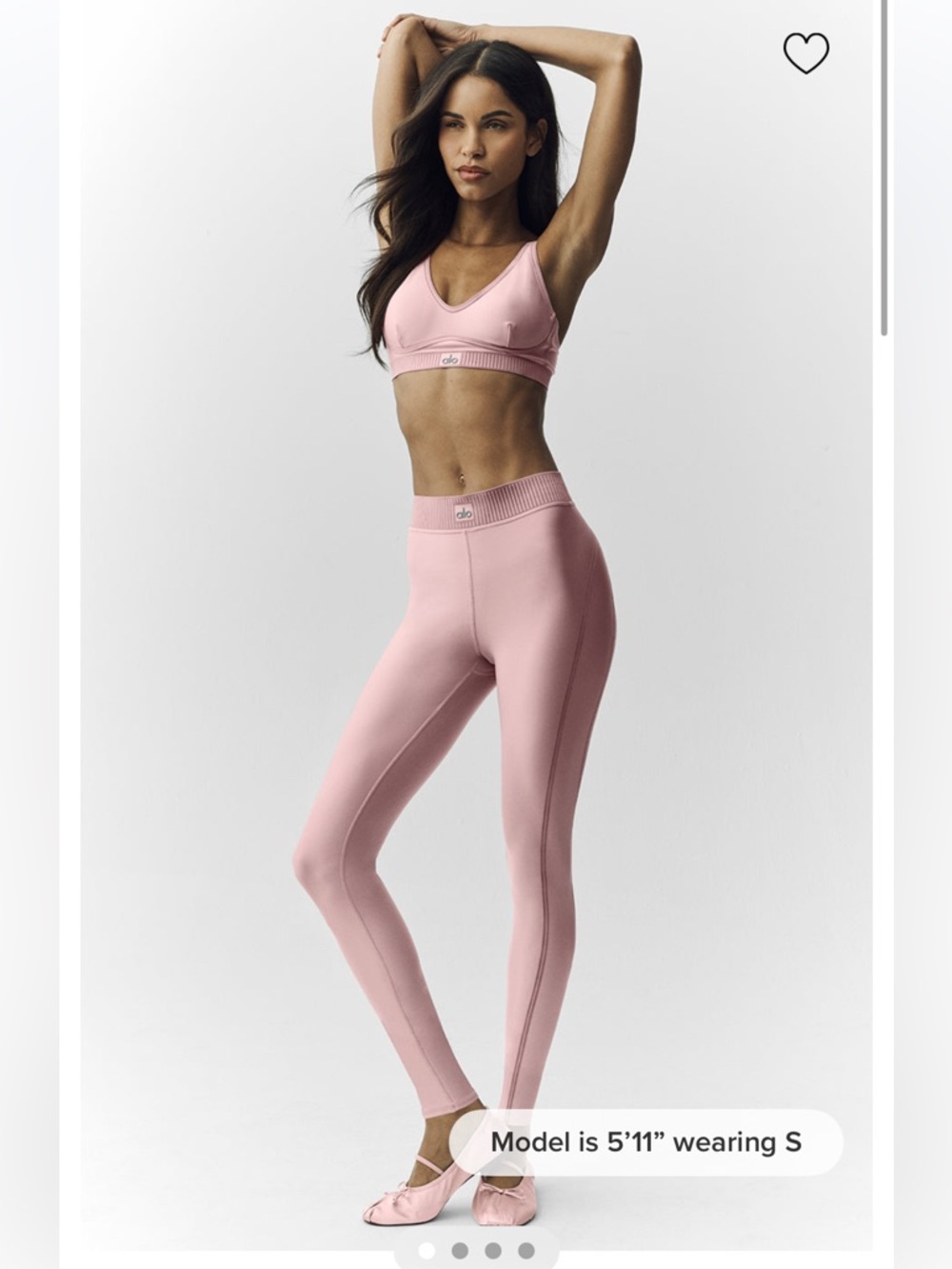 Alo Yoga Airlift Pink Champagne